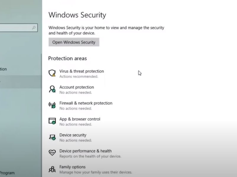 windows defender to remove virus
